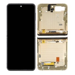 Samsung Galaxy Z Flip LCD Screen Display With Frame Gold - ORIGINAL Samsung Galaxy Z Flip LCD Screen Display With Frame Gold - ORIGINAL