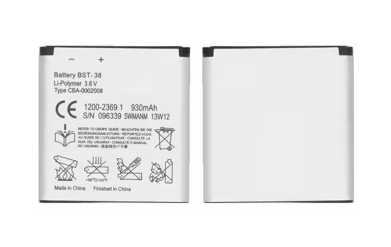Batterie BST-38 Pour Sony Ericsson C510, C902, C905, F100i Jalou - Neuf, Générique, Origine Chine