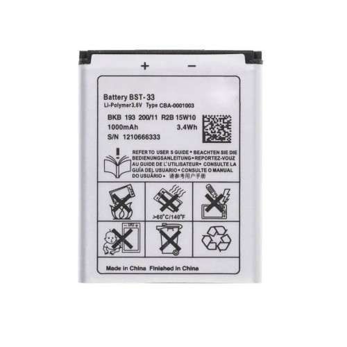 Sony Ericsson K810 Battery | BST-33 | ORIGINAL | Cellspare