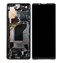 Sony Xperia 1 V LCD Screen With Frame - Black