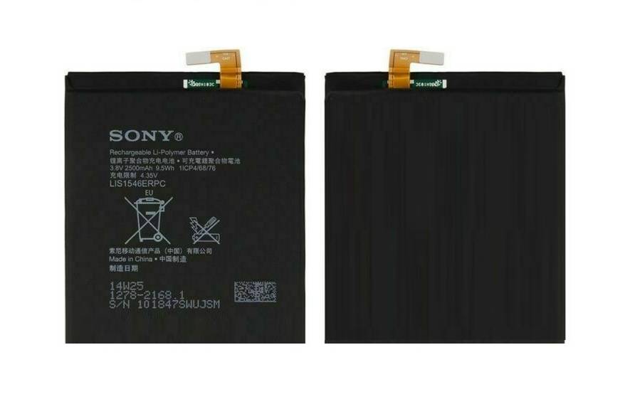 Batteria Originale Sony LIS1546ERPC (1278-2168) Per Xperia C3, C3 Dual E T3, 2500 MAh, Ioni Di Litio