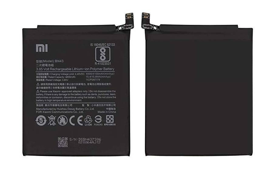 Redmi Note Battery Model Redmi Note Battery Bn43 4100mah, For
