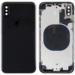 Apple iPhone X Rear Housing Battery Door Module - Black