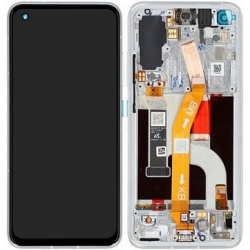 Asus Zenfone 8 LCD Screen With Frame Module - Silver