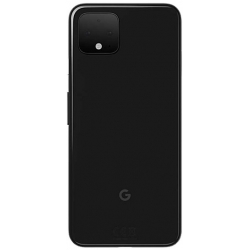 Google Pixel 4 Rear Housing Battery Door Module - Just Black