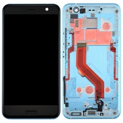 HTC U11 LCD Screen With Front Housing Module - Silver