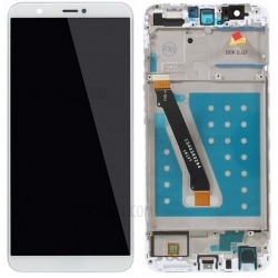 Huawei P Smart LCD Screen With Frame Module - White