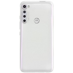 Motorola One Fusion Plus Rear Housing Panel Battery Door Module - Moonlight White