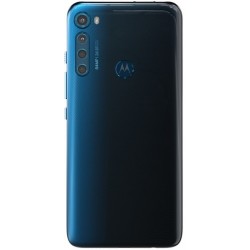 Motorola One Fusion Plus Rear Housing Panel Battery Door Module - Twilight Blue