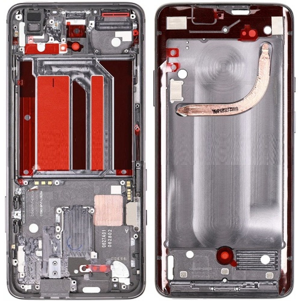 Oneplus 7 Pro LCD Screen Frame Panel Module Mirror Grey - Cellspare