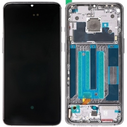 Oneplus 7 LCD Screen With Frame Module - Mirror Gray