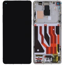 OnePlus 8 LCD Screen With Frame Polar Silver Module