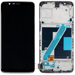 Oneplus 5T LCD Screen With Frame Module - Black