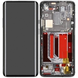 Oneplus 7 Pro LCD Screen With Frame Module - Mirror Grey