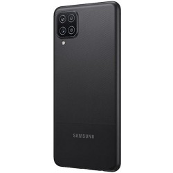 Samsung Galaxy A12 Rear Housing Panel Black - Cellspare