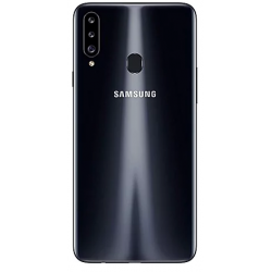 Samsung Galaxy A20s Rear Housing Panel Battery Door Module - Black