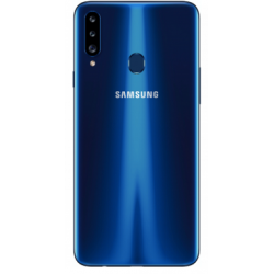 Samsung Galaxy A20s Rear Housing Panel Battery Door Module - Blue