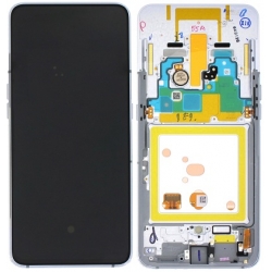 Samsung Galaxy A80 LCD Screen With Frame Module - Silver