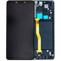 Samsung Galaxy A9 2018 LCD Screen With Front Housing Module - Black