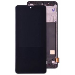 Samsung Galaxy A51 LCD Screen With Frame Module - Black