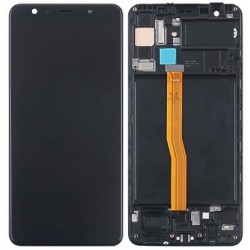 Samsung Galaxy A7 2018 LCD Screen With Frame Module - Black