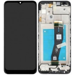 Samsung Galaxy A02s LCD Screen With Frame Module White