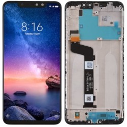 Xiaomi Redmi Note 6 Pro LCD Screen With Frame Module - Black