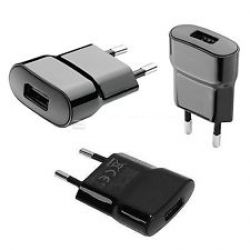 Blackberry 2 Pin USB Travel Charger With USB Cable - Black