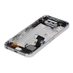 Apple iPhone 5 Rear Housing Panel Battery Door Module - Silver