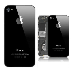 Apple iPhone 4 Rear Housing Battery Door Module - Black 