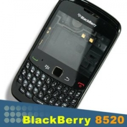 Blackberry Curve 8520 Complete Housing Panel Module - Black