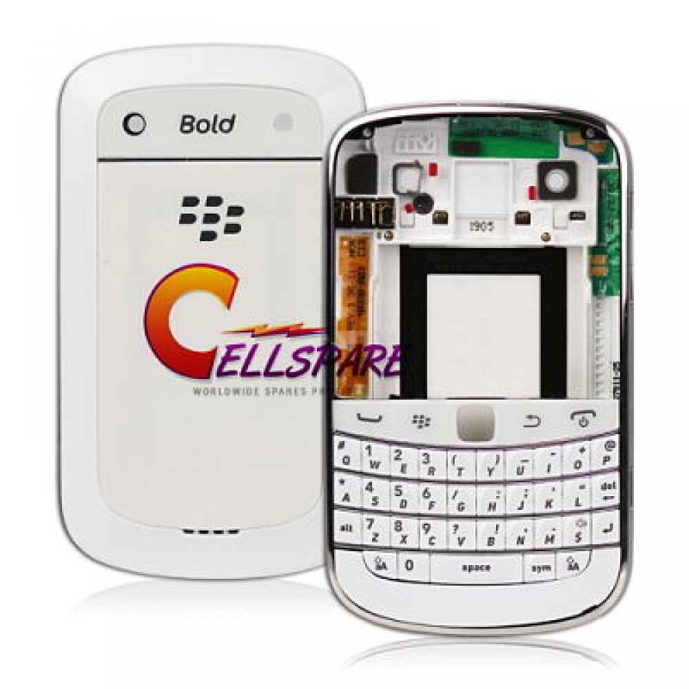 Blackberry Bold 9900 Complete Housing Panel Module White - Cellspare
