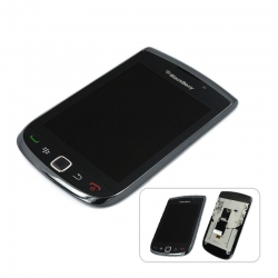 Blackberry 9800 Torch LCD Screen With Digitizer Frame Black - Cellspare