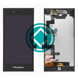 Blackberry Leap LCD Screen With Digitizer Module With Frame Black And Front Camera