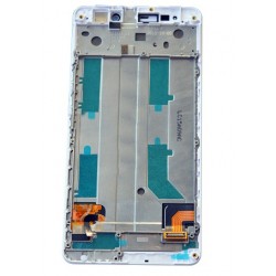 Gionee Marathon M5 LCD Screen With Digitizer Frame Module - White