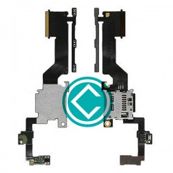 HTC One M9 Plus Volume Key With SD Card Tray Flex Cable