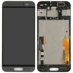 HTC One M9 Plus LCD Screen With Front Housing Module - Black