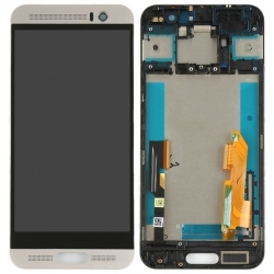 HTC One M9 Plus LCD Screen With Front Housing Module - Silver