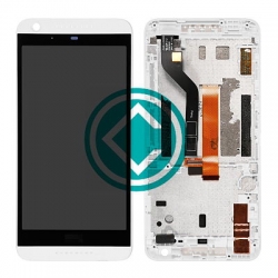 HTC Desire 626 LCD Screen With Frame Module - White