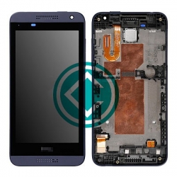 HTC Desire 610 LCD Screen With Front Housing Module - Black