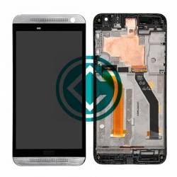 HTC One E9 LCD Screen With Front Housing Module - Silver