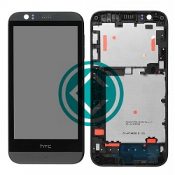 HTC Desire 510 LCD Screen With Front Panel Module - Black