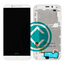 HTC Desire 510 LCD Screen With Front Panel Module - White