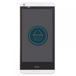 HTC Desire 816 LCD Screen With Front Housing Module - White