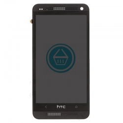 HTC One M7 LCD Screen With Front Housing Module - Black