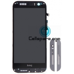 HTC One M8 LCD Screen With Front Housing Module - Grey