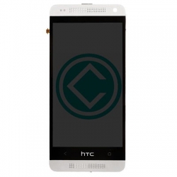 HTC One Mini LCD Screen With Front Housing Module - White