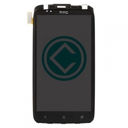 HTC One XL LCD Screen With Front Housing Panel Module - Black