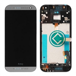 HTC One Mini 2 LCD Screen With Front Housing Module - Grey