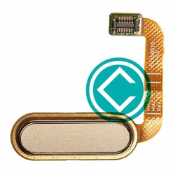 HTC One E9 Plus Home Button Flex Cable Module - Gold